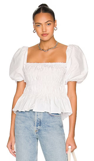 Savina Top in White | Revolve Clothing (Global)