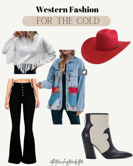 Western fashion for cold weather - winter - boots - cowgirl hat - Amazon - Amazon fashion - sweater - outfits - country concert 

#LTKstyletip #LTKshoecrush #LTKSeasonal
