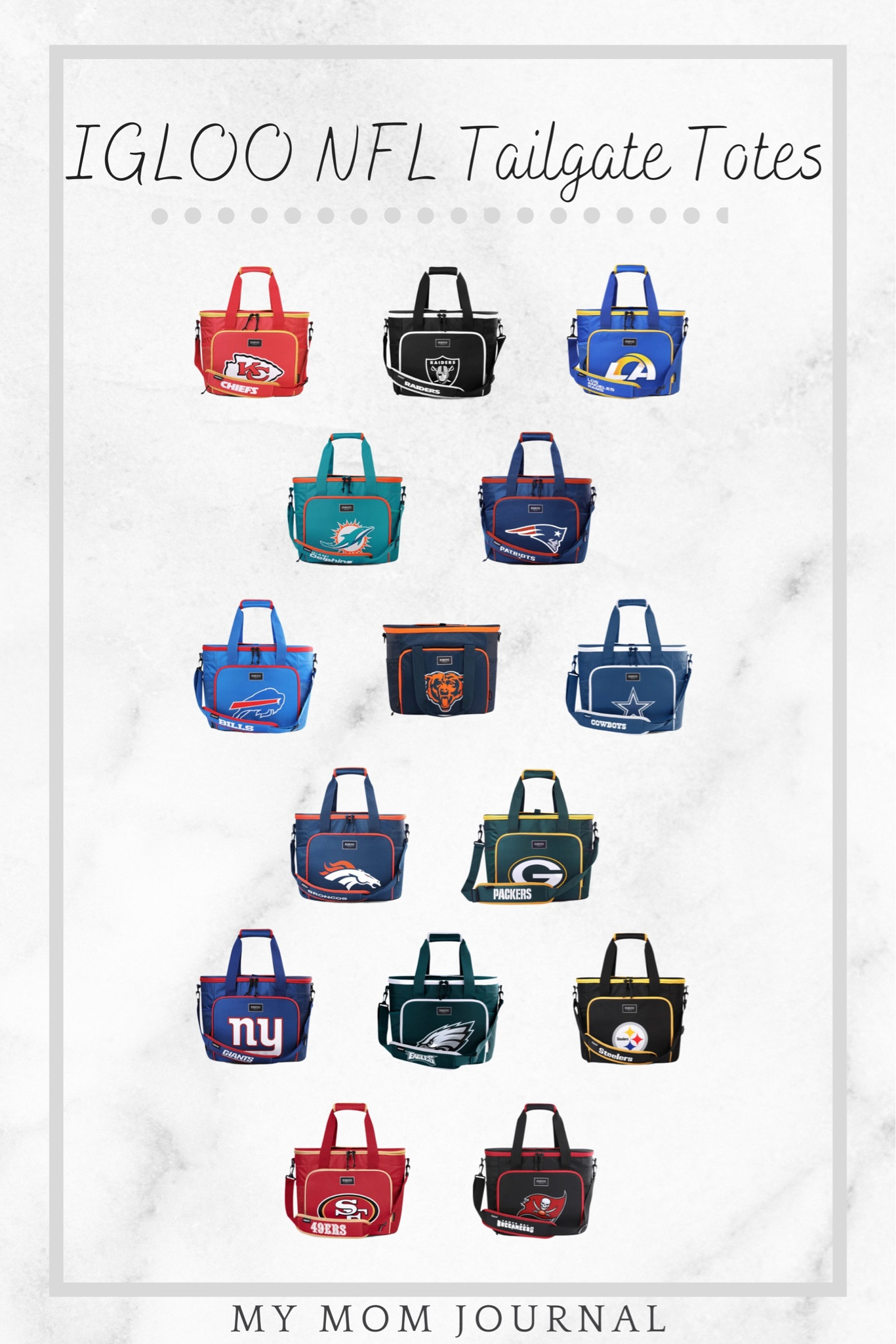 IGLOO NFL Tailgate Totes are on sale for $59.99 and would make an awesome birthday or Christmas gift! Or just snag in time for football season! Hut, hut…HIKE! 🏈 

#LTKfamily #LTKsalealert #LTKitbag
