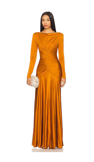ET OCHS Thea Gown in Orange. - size 0 | Revolve Clothing (Global)