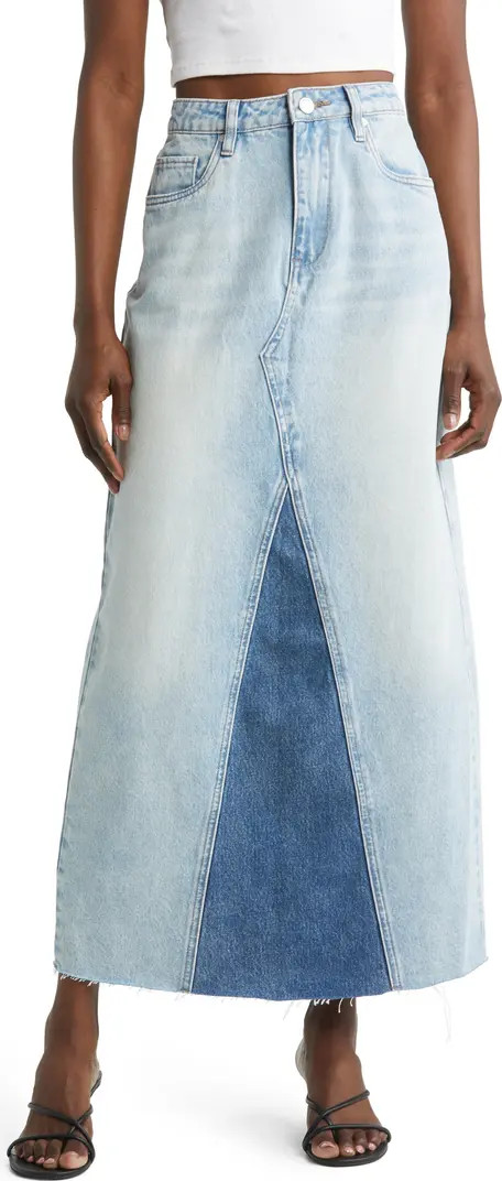 Patchwork Denim Skirt | Nordstrom