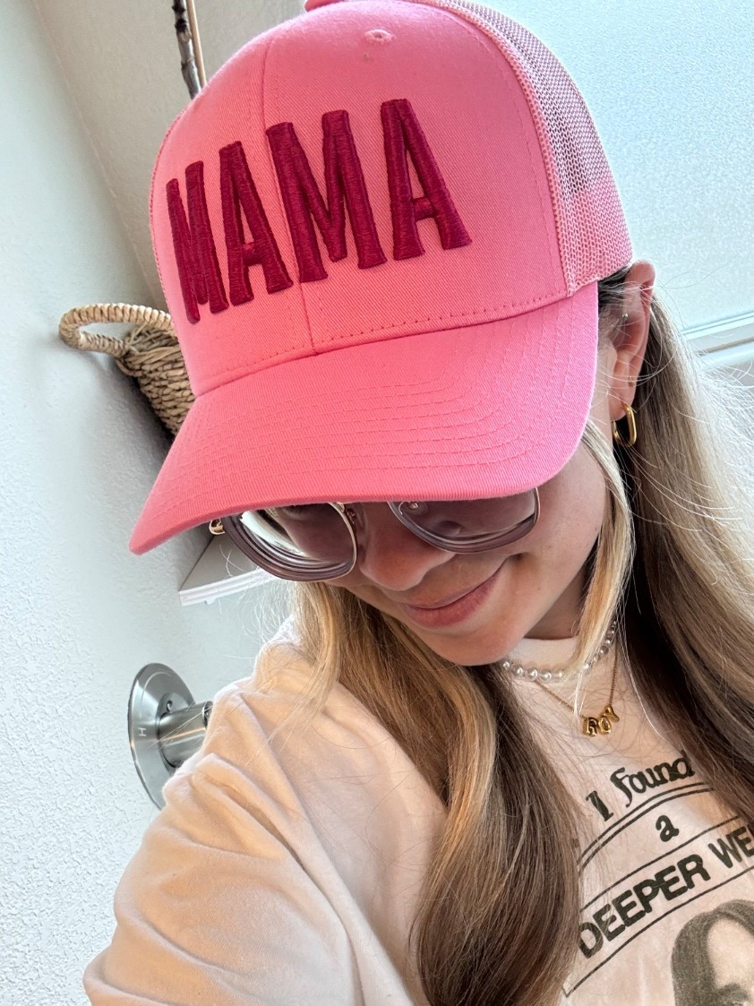 Cutest MAMA hat ever! Use code AMBERRING20