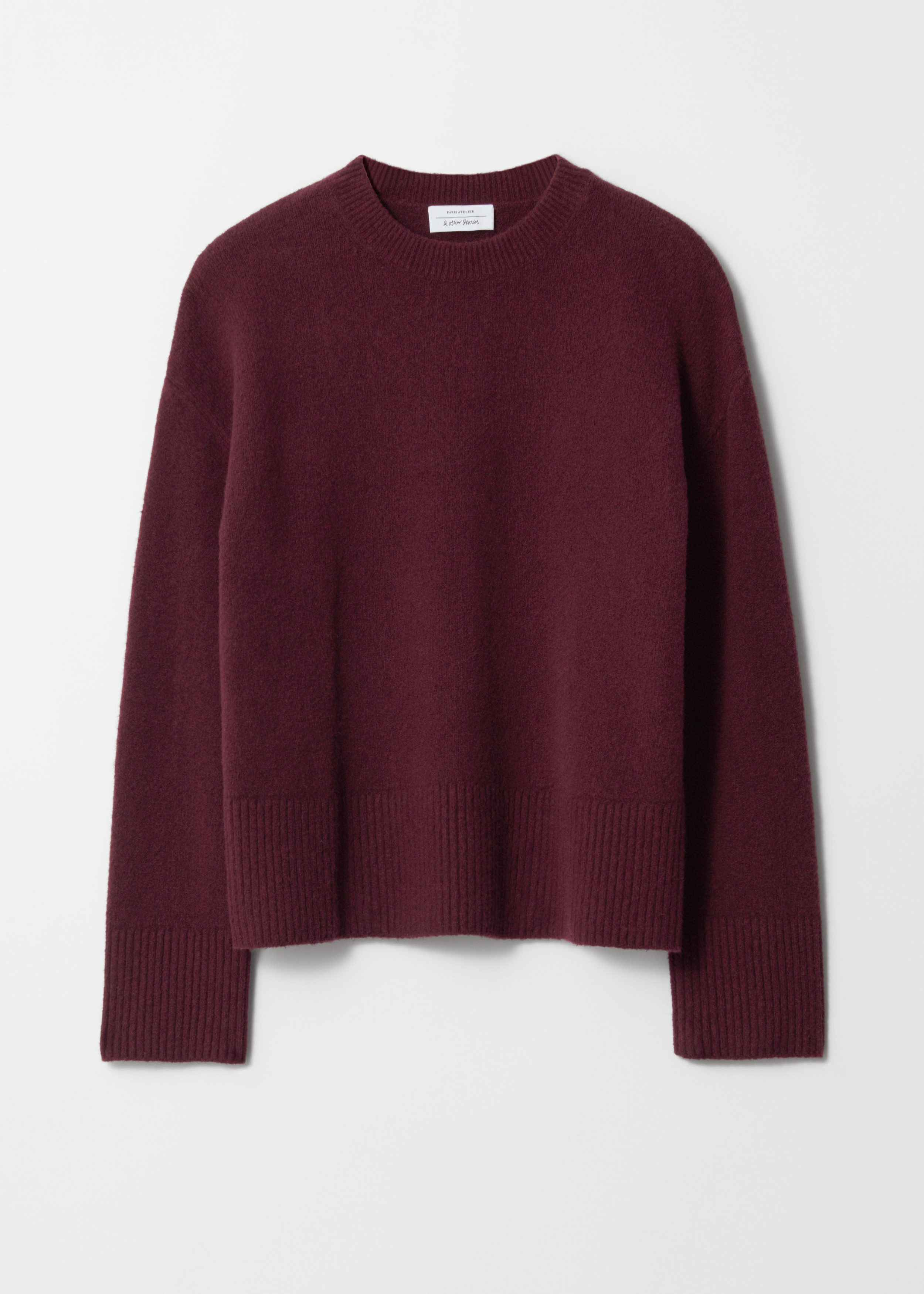 Relaxed Knit Jumper - Dark Red - Sweaters - & Other Stories NL | & Other Stories EU