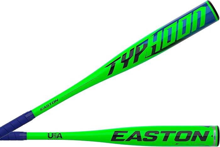 Easton | TYPHOON Baseball Bat | USA | -12 Drop | 2 1/4" Barrel | 1 Pc. Aluminum | Amazon (US)