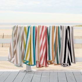 Biarritz Woven Stripe Beach Towel | West Elm (US)
