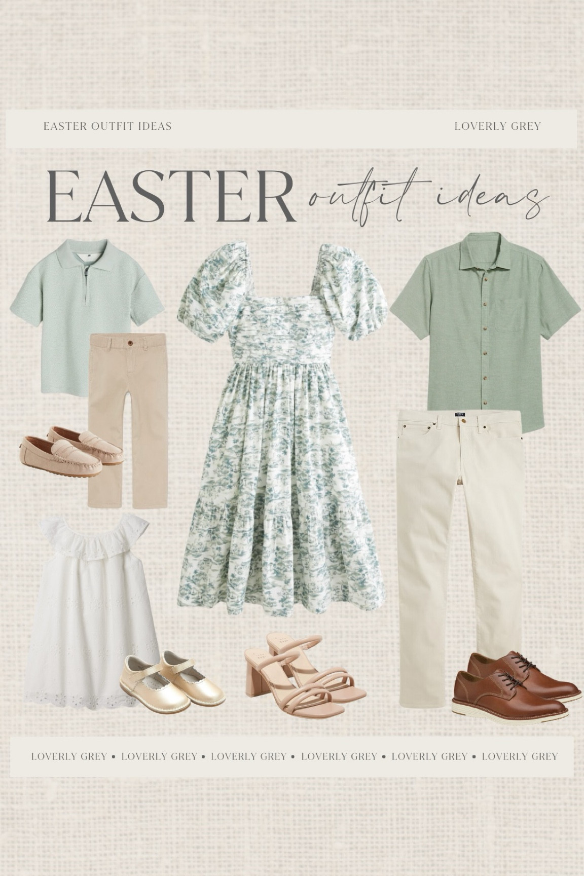 Easter outfit ideas for the family! Loving this sage color for spring! 

Loverly Grey, Easter outfit ideas

#LTKstyletip #LTKfamily #LTKSeasonal