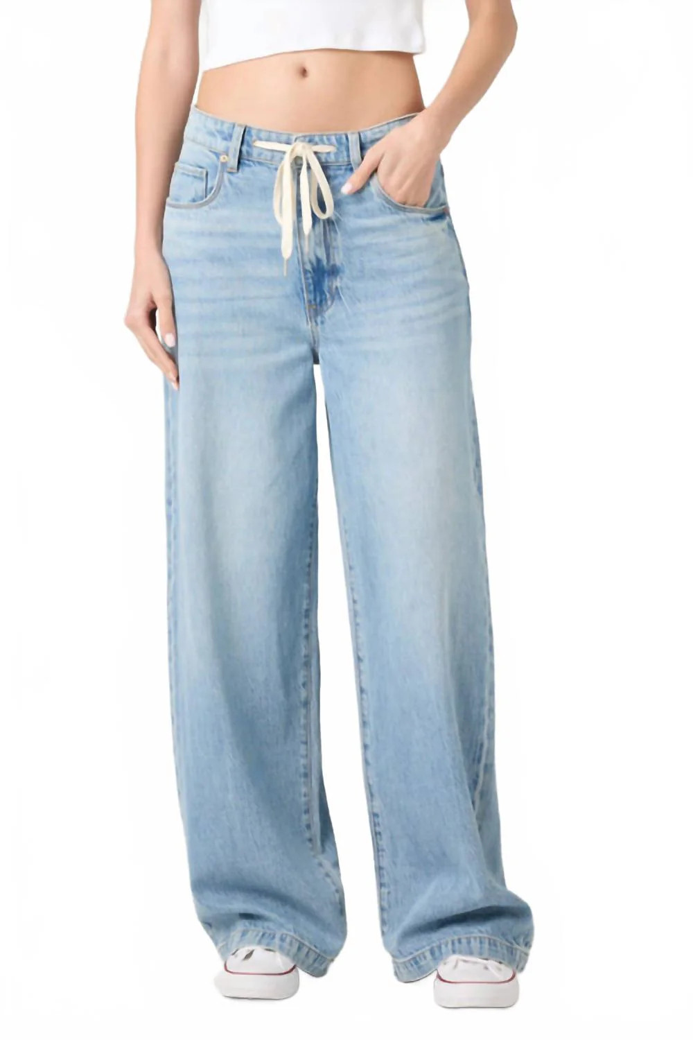 Low Rise Baggy Fit Denim Jean In Feeling Good | Shop Simon
