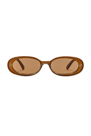 Le Specs Outta Love Sunglasses in Caramel from Revolve.com | Revolve Clothing (Global)