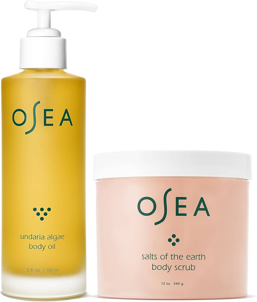 OSEA Body Glow Duo - Undaria Algae™ Body Oil & Salts of Earth Body Scrub | Amazon (US)