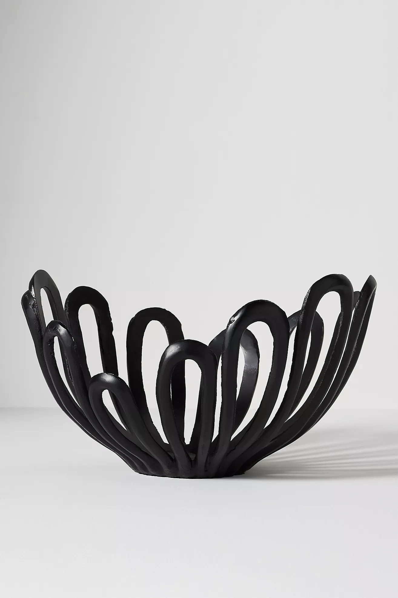 Black Metal Petal Bowl | Anthropologie (US)
