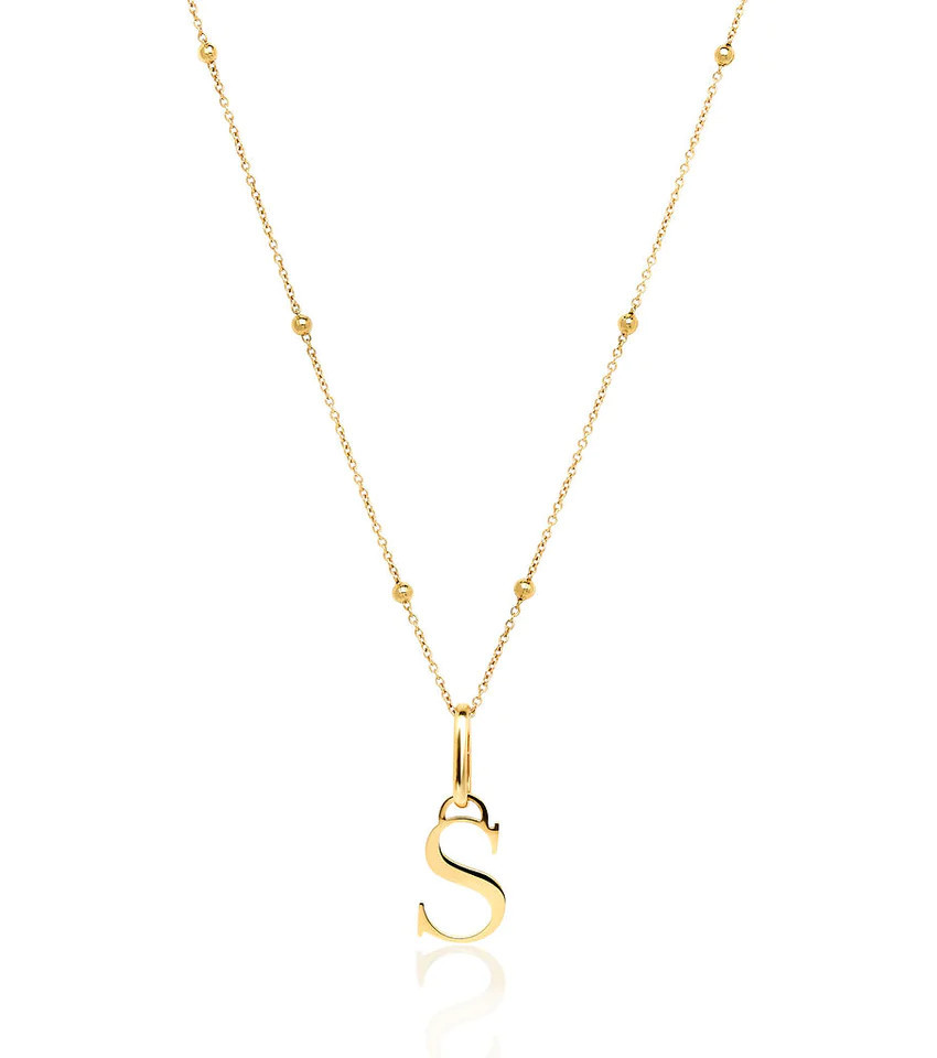 Initial Necklace (Gold) | Abbott Lyon
