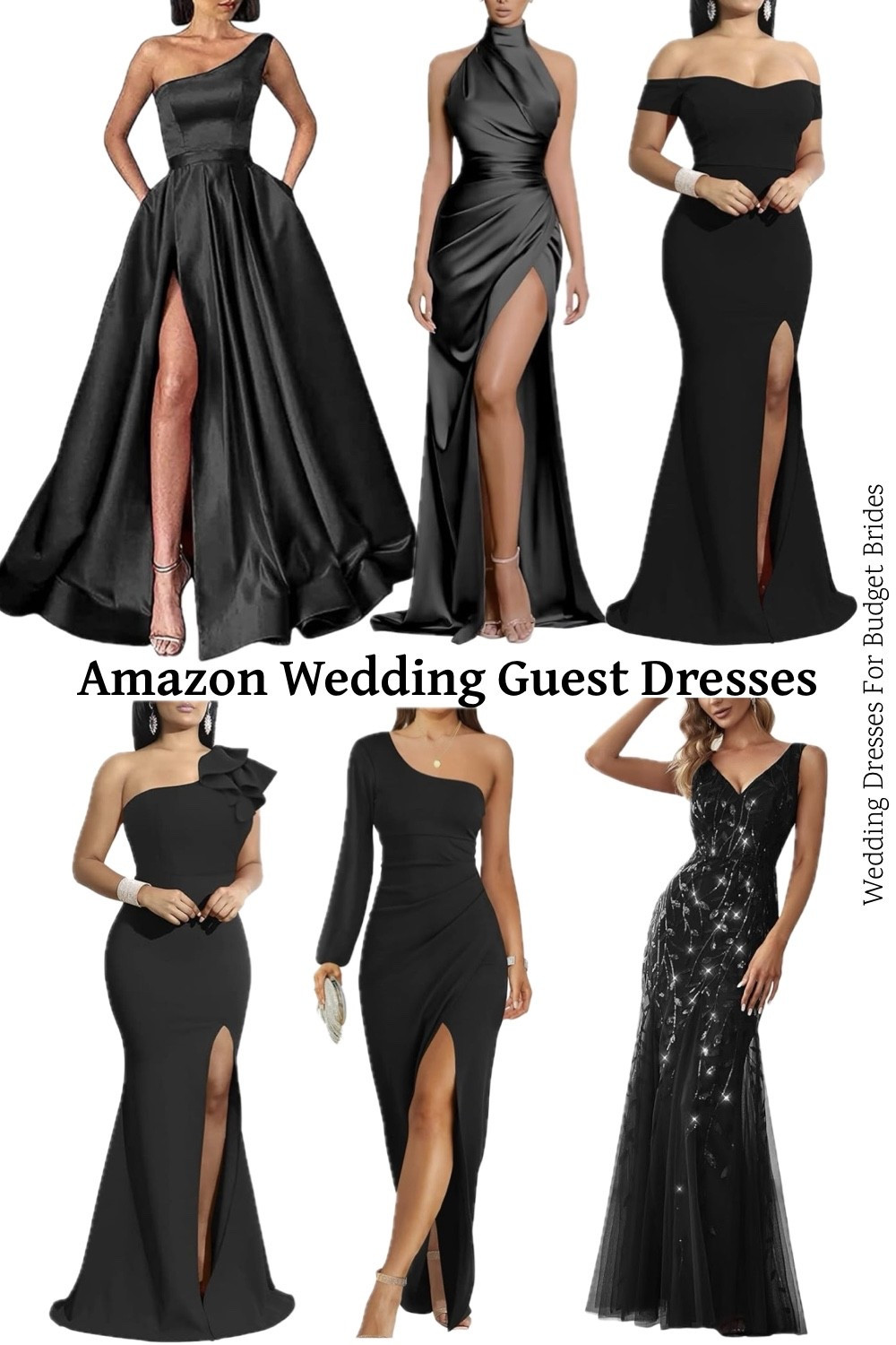 Black long evening gowns on Amazon and under $100. 

#LTKWedding #LTKSeasonal