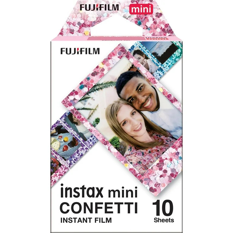 Fujifilm Instax Mini Film - Confetti (10 Exposures) | Walmart (US)
