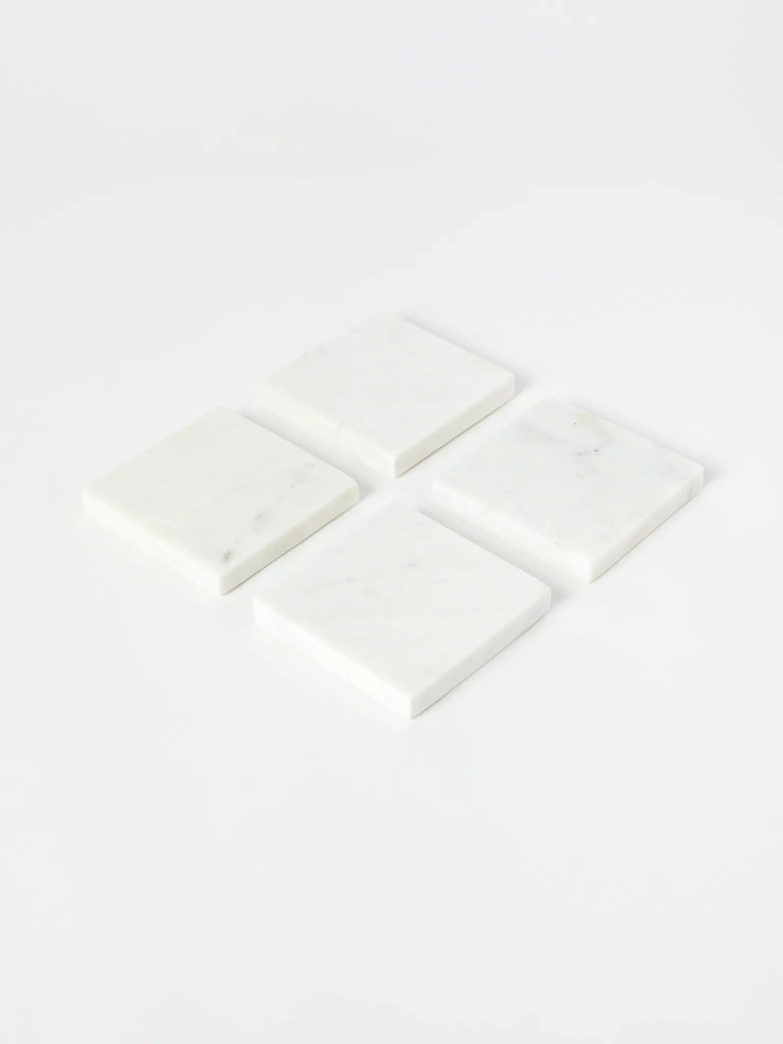 Marble Square Coasters, Set of 4 | Verishop