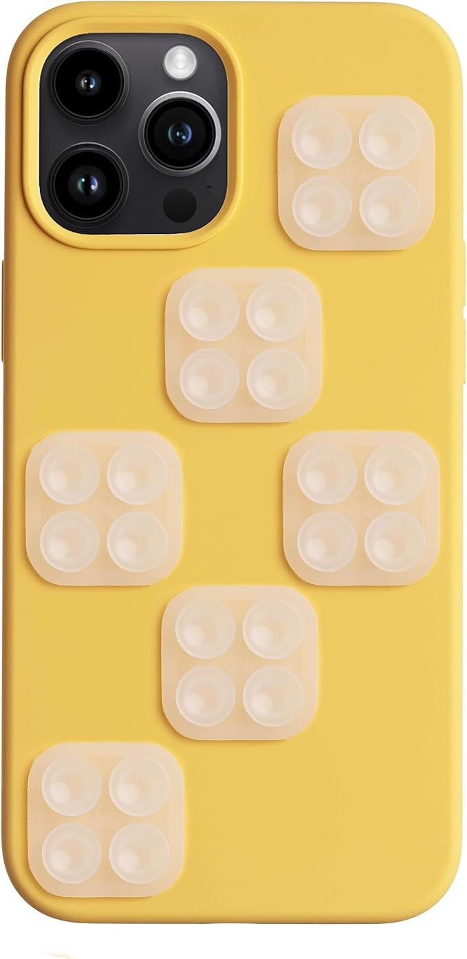 OCTOBUDDY Mini Silicone Suction Phone Case Adhesive Mounts - Hands-Free, Strong Grip Holder for S... | Amazon (US)