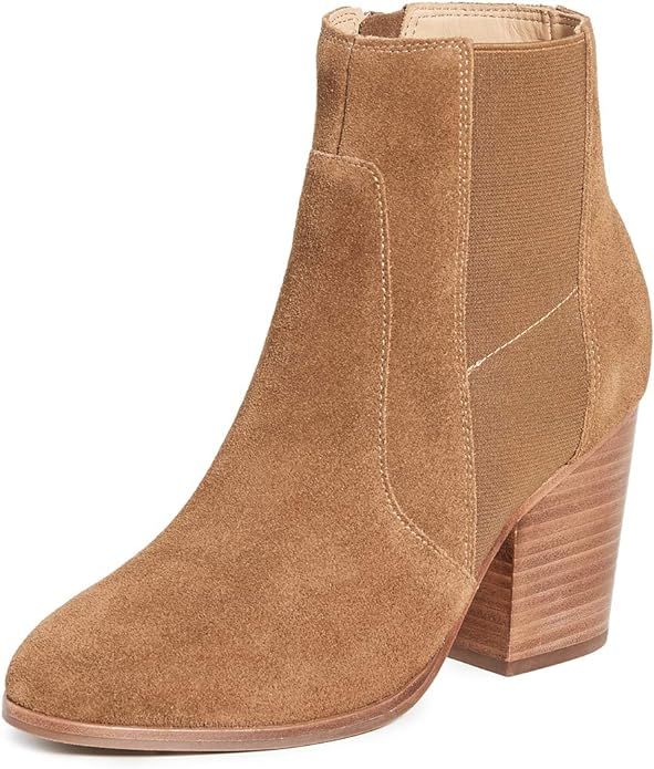 Soludos Women's Emma Ankle Zip Block Heel Booties | Amazon (US)