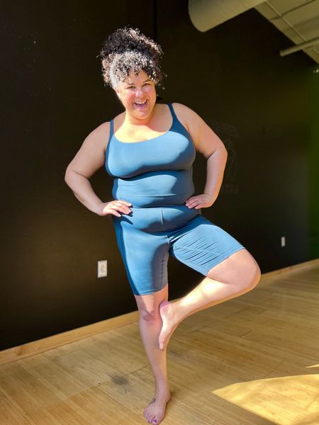 #USPartner 
Obsessed with bodysuits for my yoga practice and this Bodyshort version is perfect for warmer weather! 

This comes in sizes 00-40 and a few more colors too!

#LTKmidsize #LTKplussize #LTKfitness