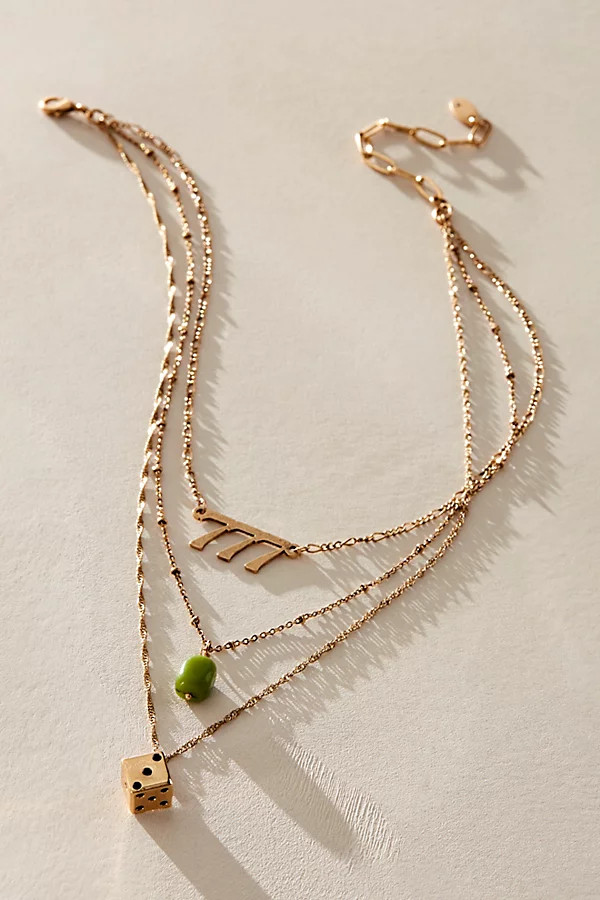 Angel Number Layered Necklace | Free People (Global - UK&FR Excluded)