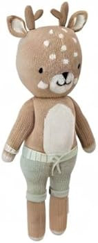 cuddle + kind Elliott The Fawn Little 13" Hand-Knit Doll – 1 Doll = 10 Meals, Fair Trade, Heirl... | Amazon (US)