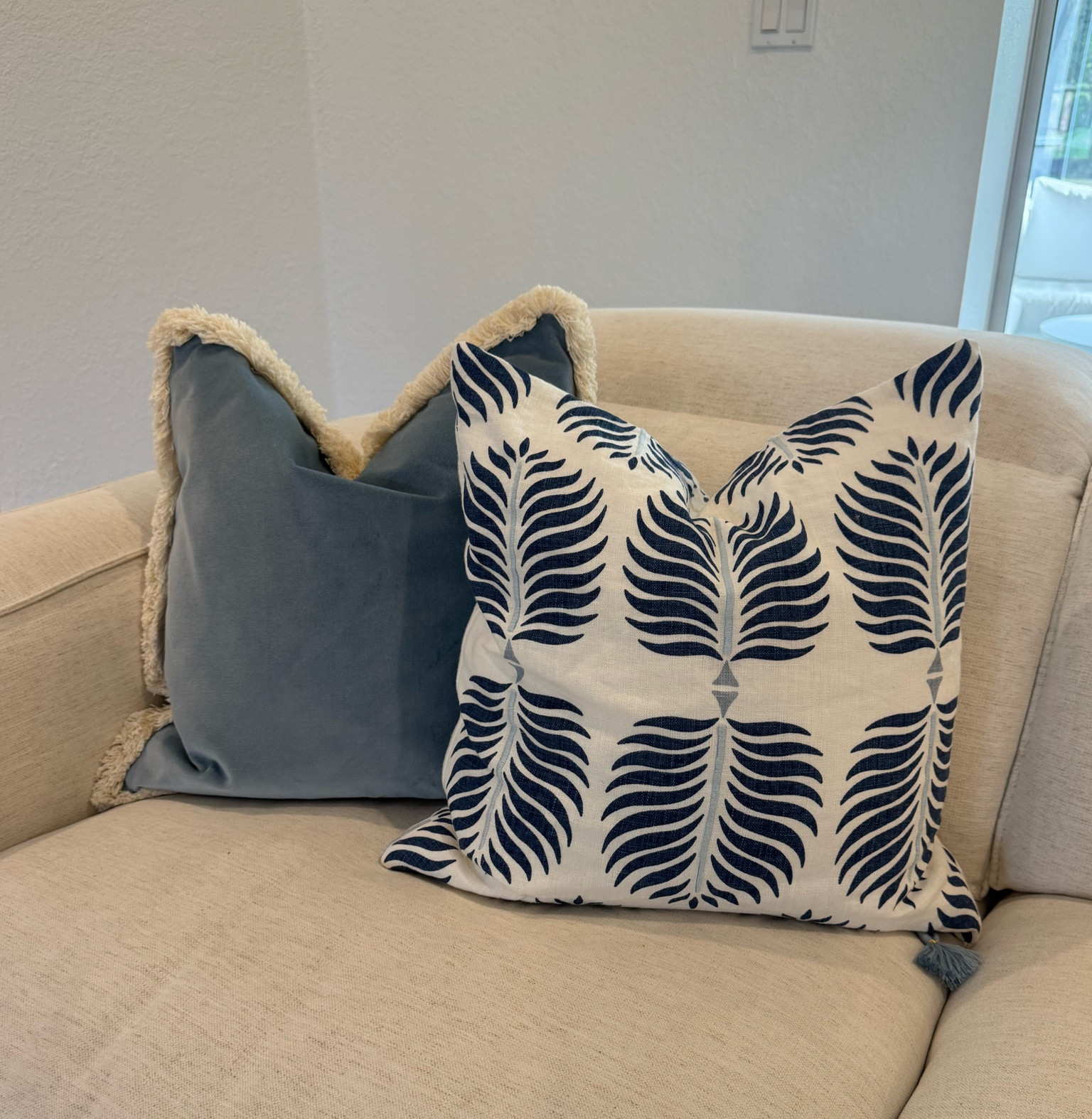 Perfect pair of pretty blue pillows. 

#LTKFindsUnder100 #LTKHome #LTKOver40