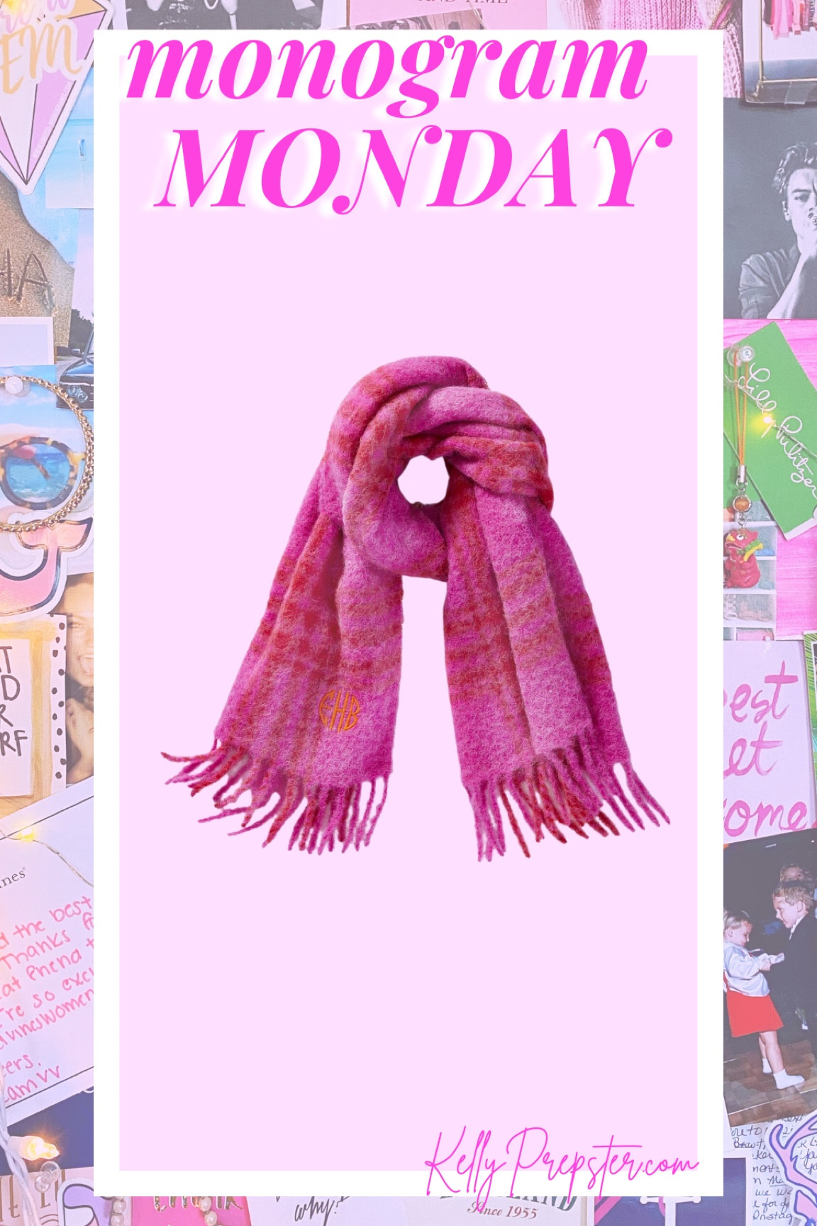 Monogram Monday: Pink scarf 

#LTKunder50 #LTKGiftGuide