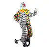 Haunted Hill Farm 5.9 ft. Life-Size Voice and Sound-Sensor Animatronic Clown on Tricycle Halloween Prop HHTRIBKCLOWN-1FLSA | The Home Depot