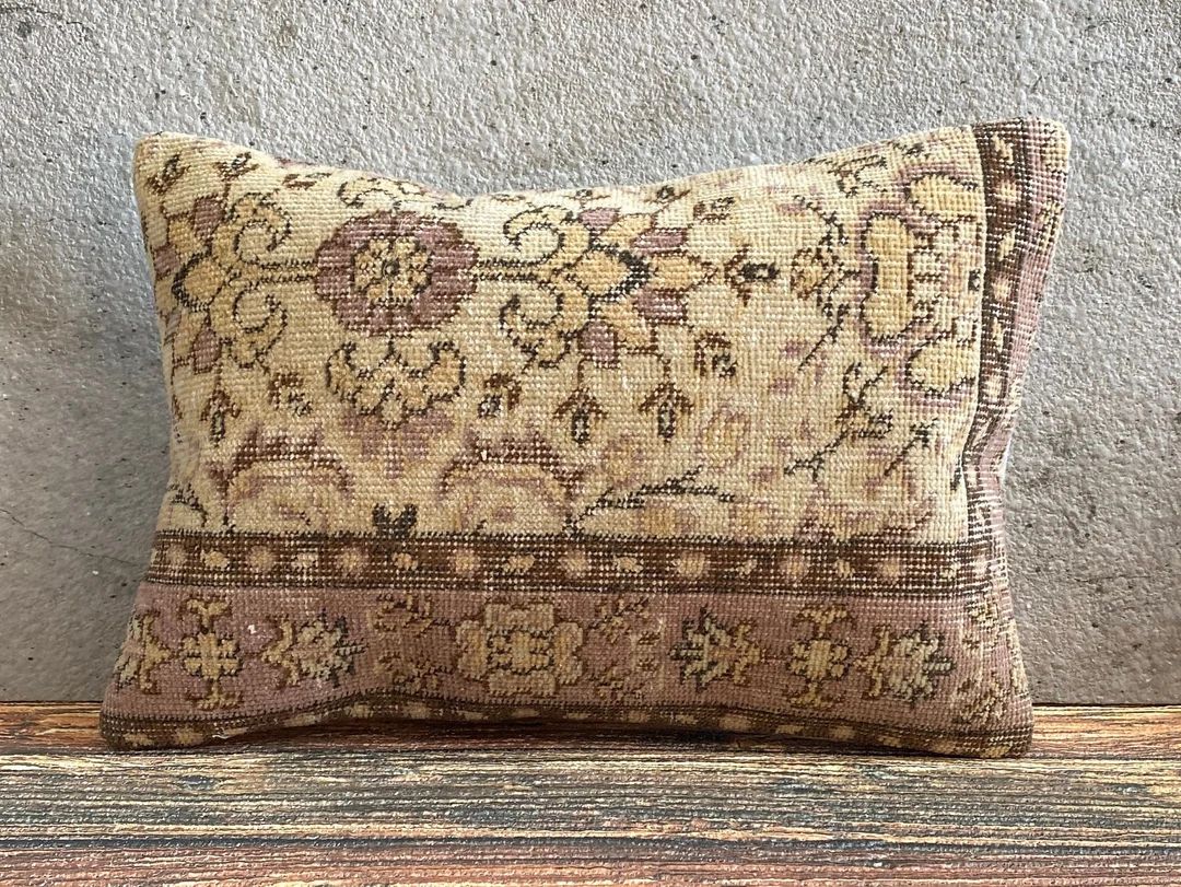 Turkish Kilim Pillow, 40x60 cm Kilim Pillow Cover, Home Decor, Decorative Throw Pillow, Turkish K... | Etsy (US)