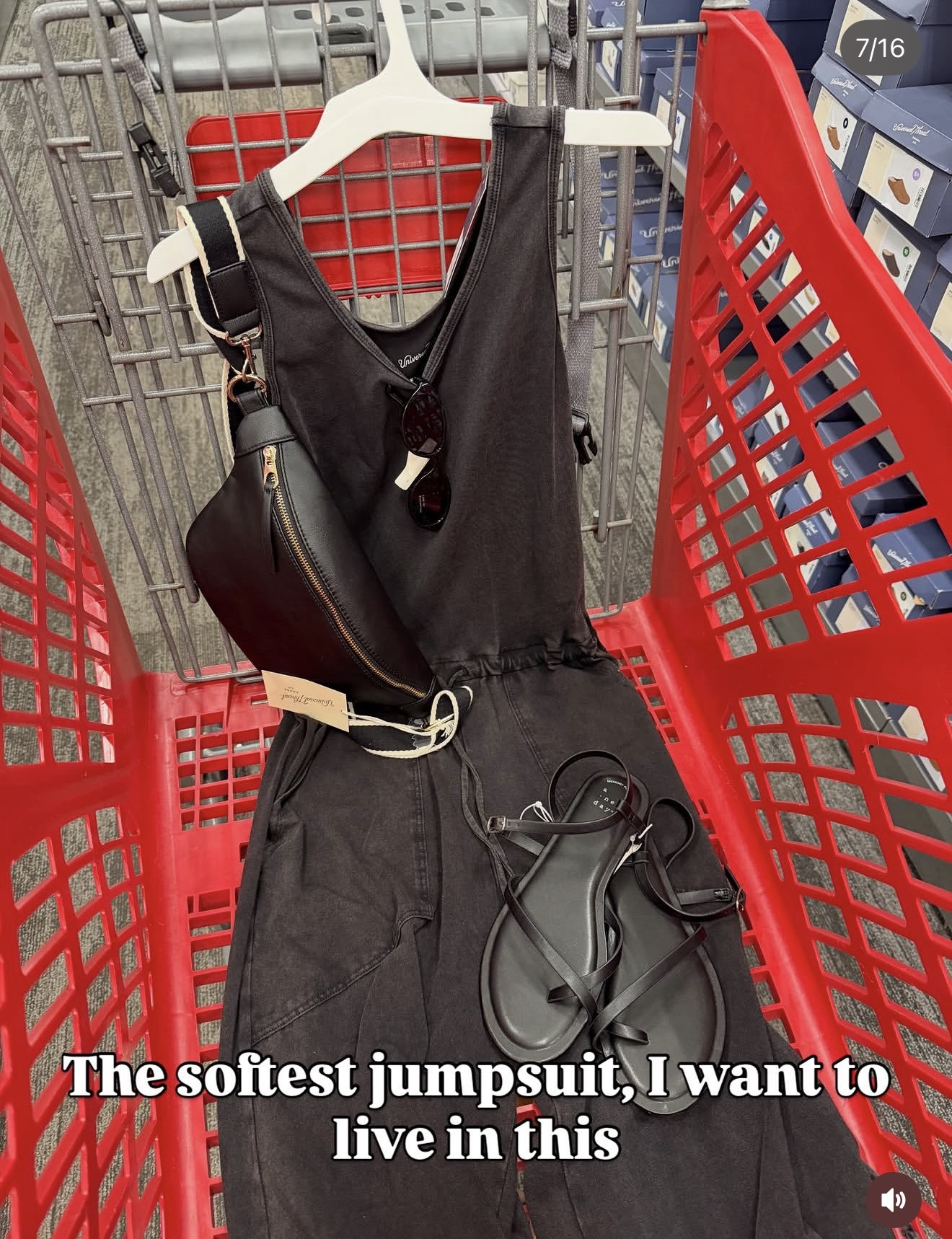 This new Target jumpsuit is giving Free People and will probably sell out! I saw three colors in store. #targetfashion