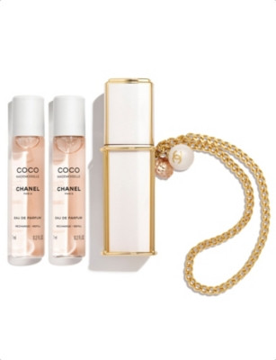 Chanel Womens Coco Mademoiselle Twist and Spray Refill Set Eau De Parfum 3 x 7ml 20ml | Selfridges