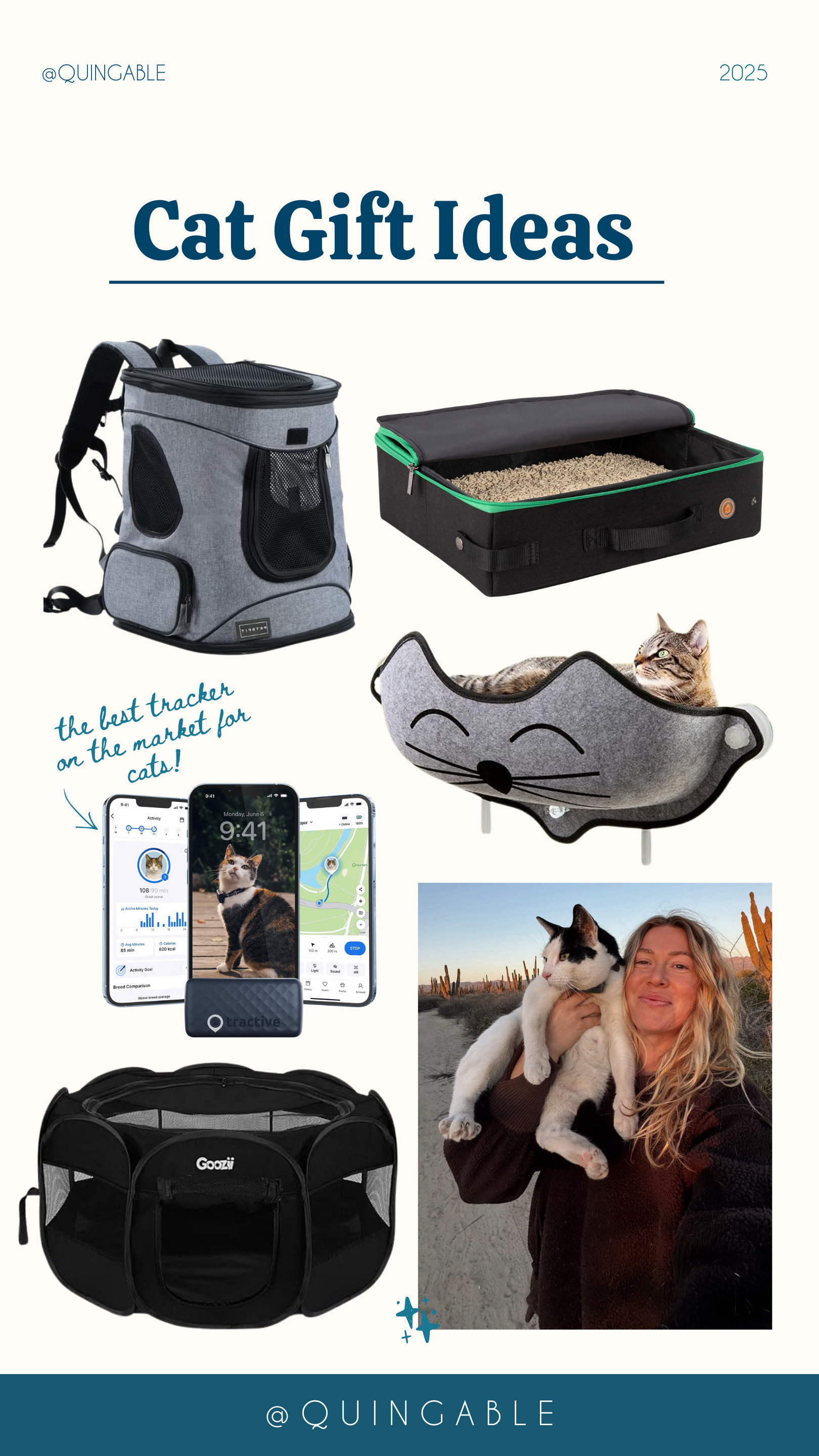 Gift ideas for the cat mom or dad in your life! 

 #LTKGiftGuide #LTKHoliday #LTKTravel