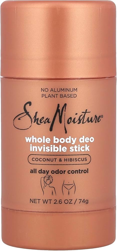 SHEA MOISTURE Coconut & Hibiscus Invisible Stick Deodorant, 2.6 OZ | Amazon (US)