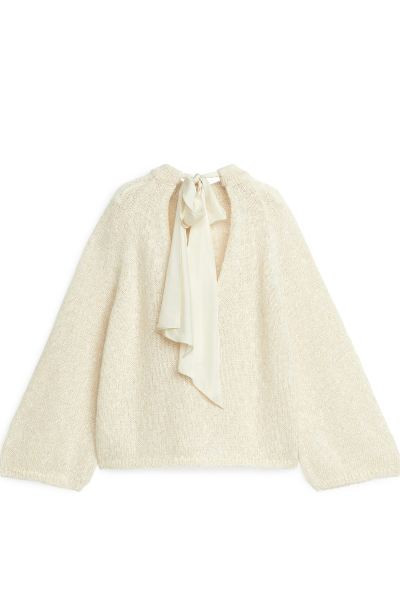Bow-Detail Jumper | H&M (UK, MY, IN, SG, PH, TW, HK)