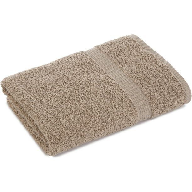 Utica Essentials 6 Piece Towel Set in Grey - 2 Bath Towels, 2 Hand Towels & 2 Washcloths | Walmart (US)