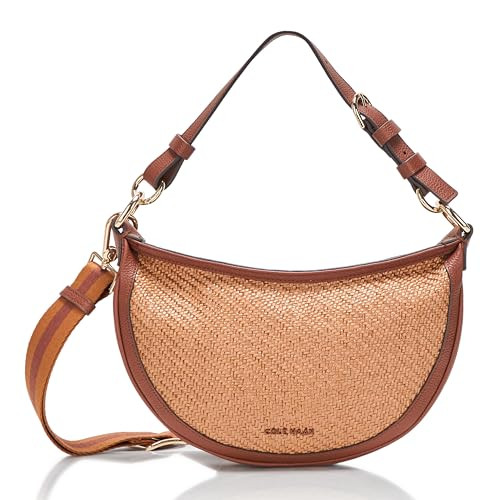 Cole Haan Women's Elizabeth Crossbody, Natural Tan Straw | Amazon (US)