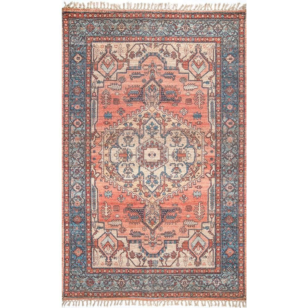 Andrea Flatweave Multi 7 ft. 6 in. x 9 ft. 6 in. Area Rug | The Home Depot