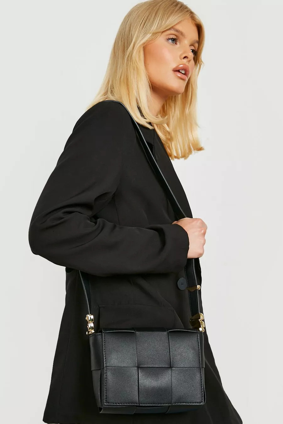 Mini Woven Cross Body Bag | Boohoo.com (US & CA)