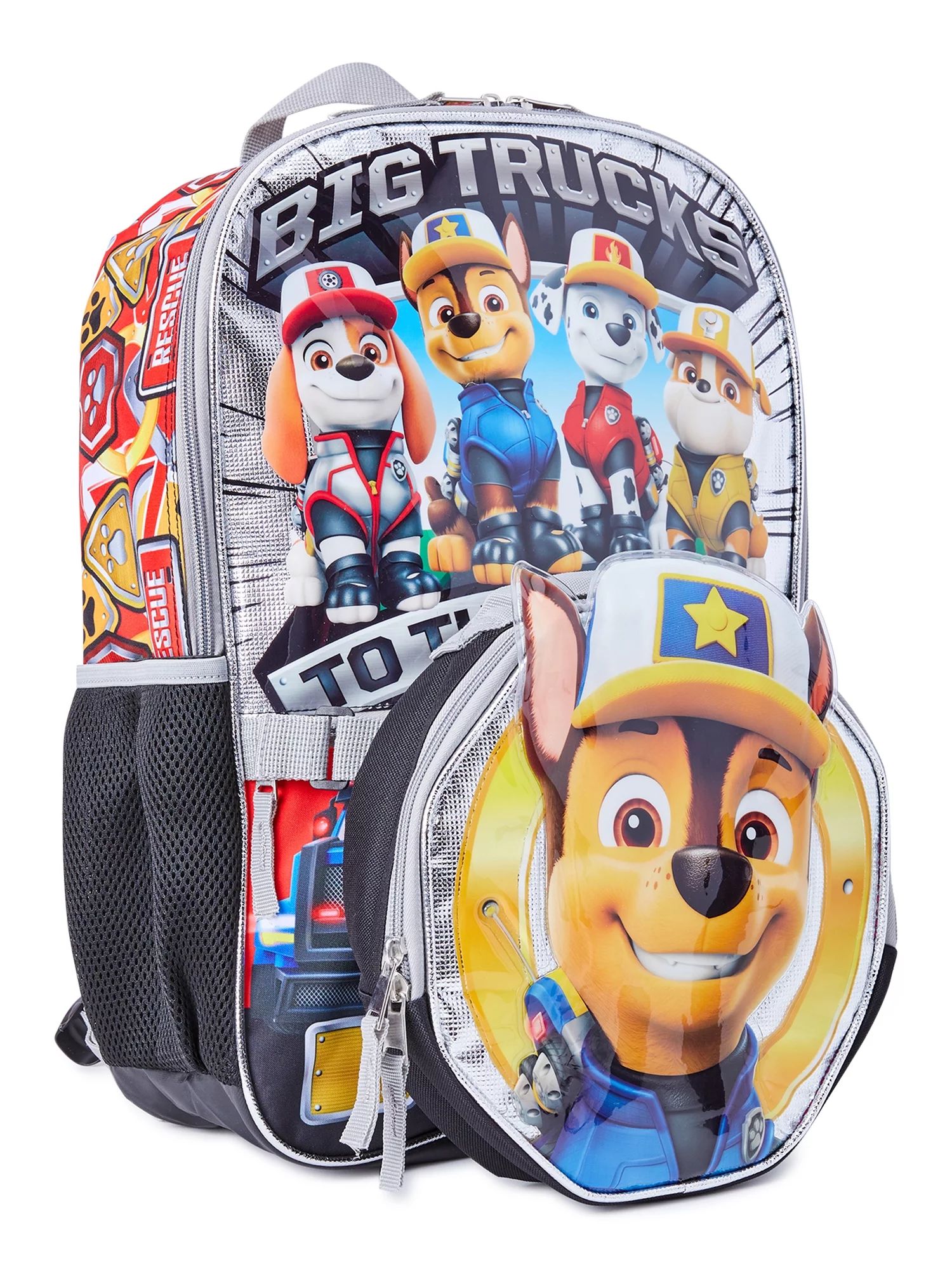 Paw Patrol Rescue Boys 17" Laptop Backpack 2-Piece Set with Lunch Bag, Multi-Color | Walmart (US)