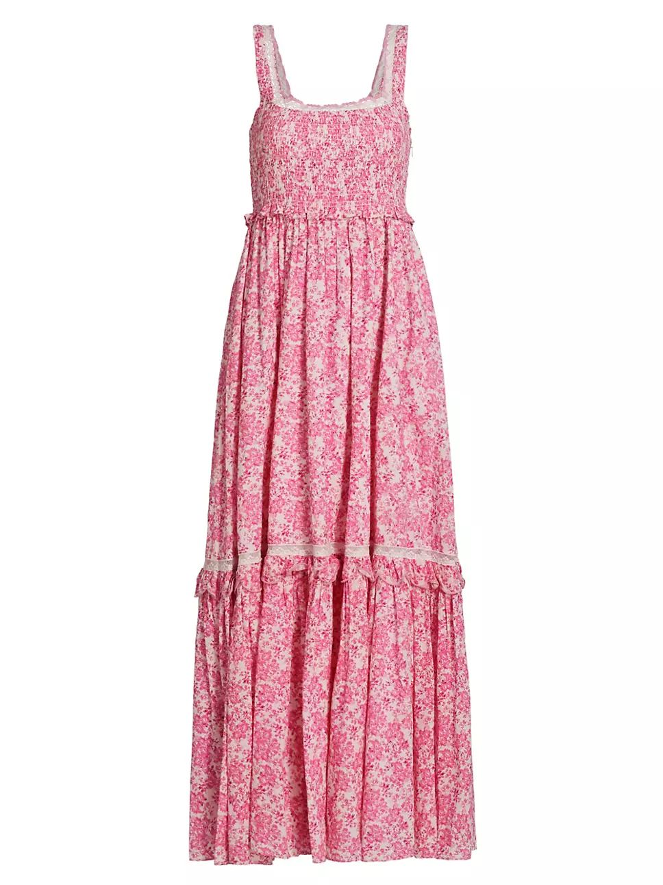 Brentlin Smocked Floral Maxi Dress | Saks Fifth Avenue