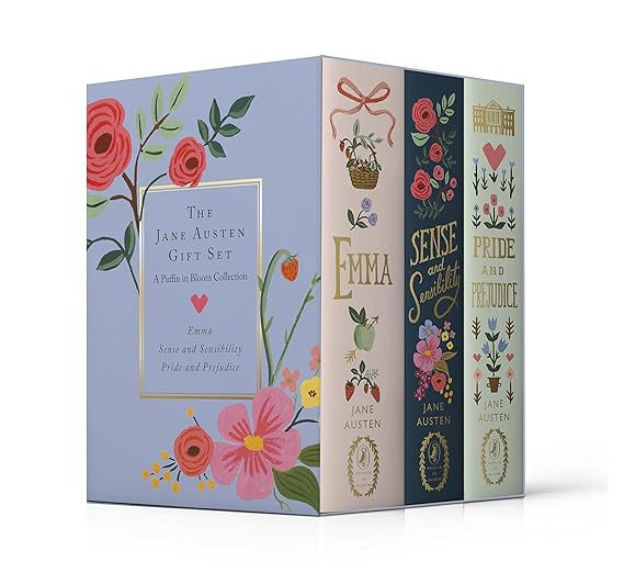 The Jane Austen Gift Set: A Puffin in Bloom 3-Book Collection: Pride and Prejudice, Emma, and Sen... | Amazon (US)