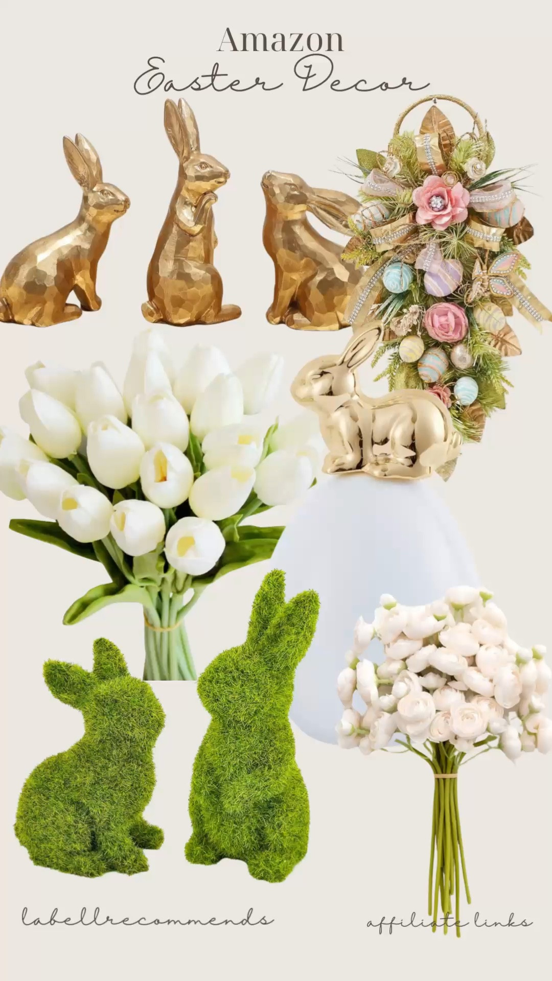 Amazon Easter Decor

#easterdecor #amazonhome

Easter decor Easter decorations spring decor Amazon Easter decor gold bunnies Easter wreaths bunny statues faux flowers

#LTKHome #LTKFindsUnder50 #LTKSeasonal