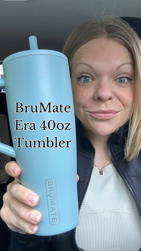 Brumate Era Tumbler in Mist Blue - this JUST LAUNCHED and there is limited stock. I can confirm that it is 100% leak proof! And it comes in a ton of cute colors! And it’s cheaper than the other brand! This is great for moms and parents on the go 24/7 that need a leak proof water bottle but love a straw! Have you tried the Brumate yet?? 

#LTKFindsUnder100 #LTKGiftGuide #LTKVideo