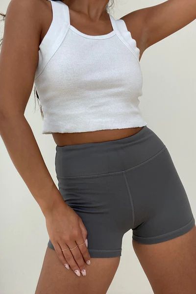 Chelsea Active Shorts Grey | Ooh La Luxe