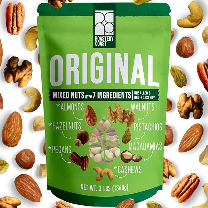 Roastery Coast - Daily Nuts Healthy Mix Bulk | Nuts Snack Mix | Deluxe assorted snack | nut snack... | Amazon (US)