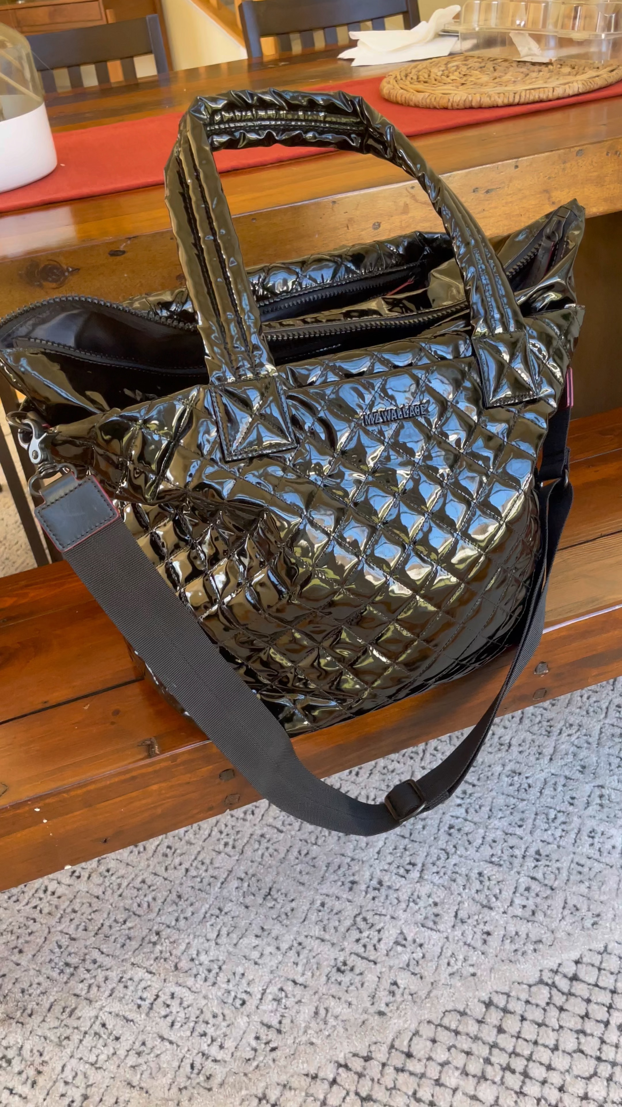 Black Lacquer Medium Metro Tote curated on LTK