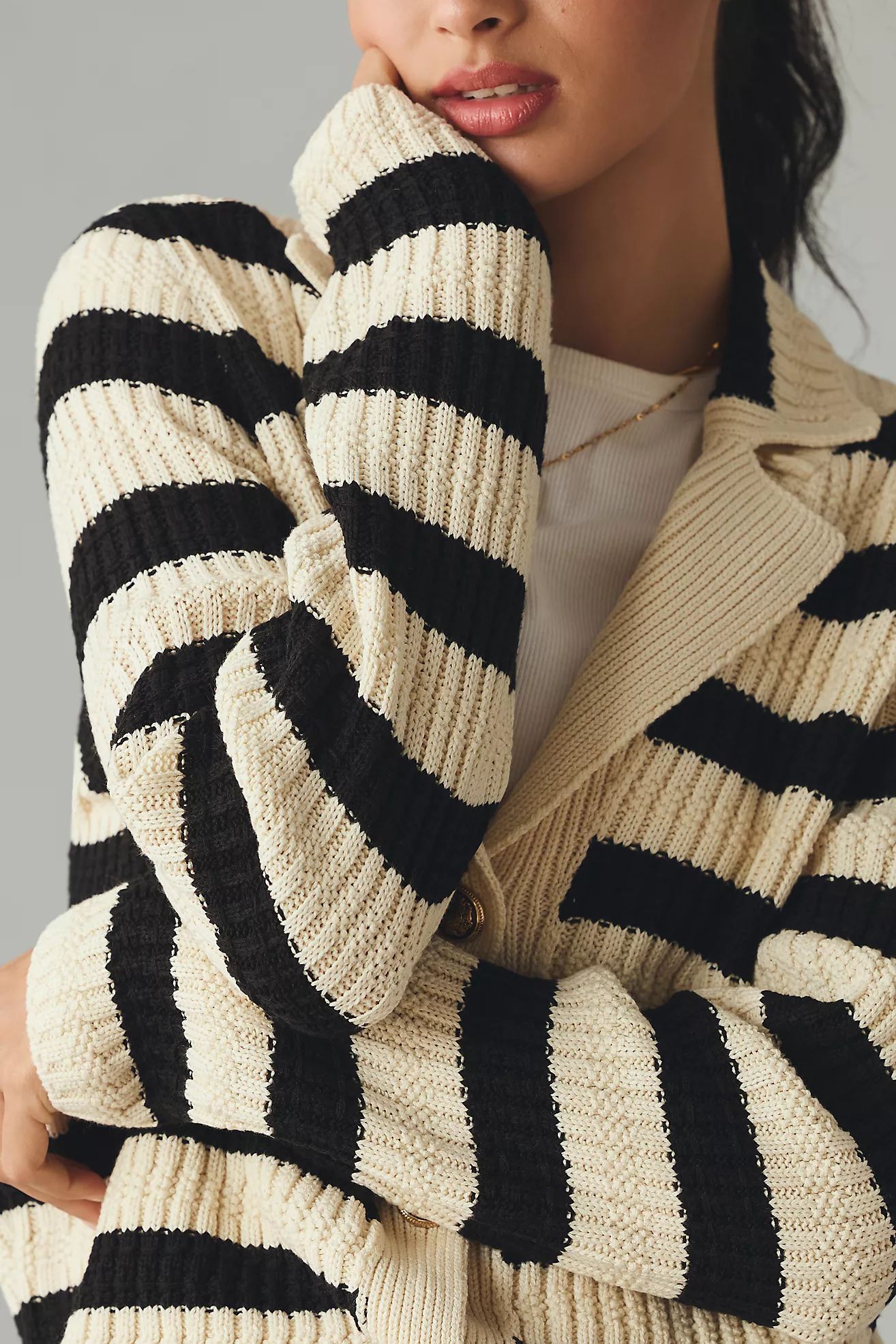 Maeve Polo Cardigan Sweater | Anthropologie (US)