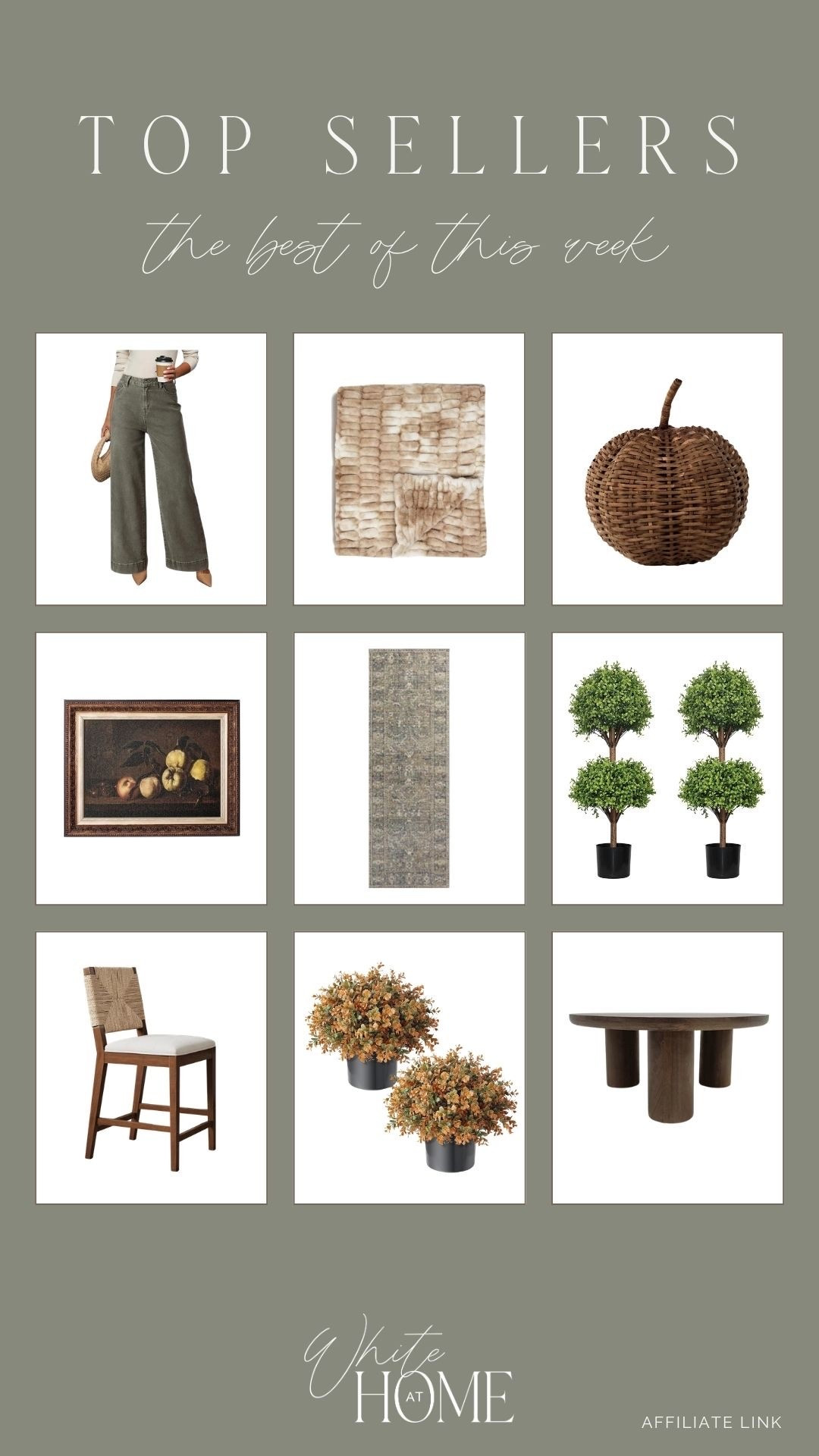 Last week’s top sellers! Cozy fall styling favorites, heirloom furniture, faux fall plants for outdoors, and more!

#LTKHome #LTKSeasonal