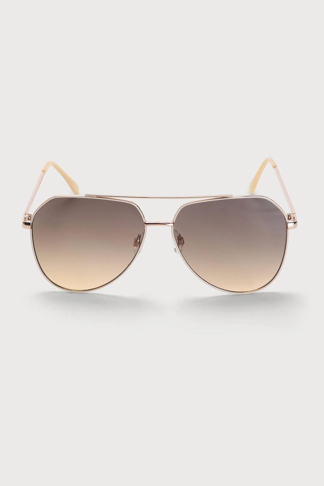 Bombshell Energy Gold Aviator Sunglasses | Lulus (US)