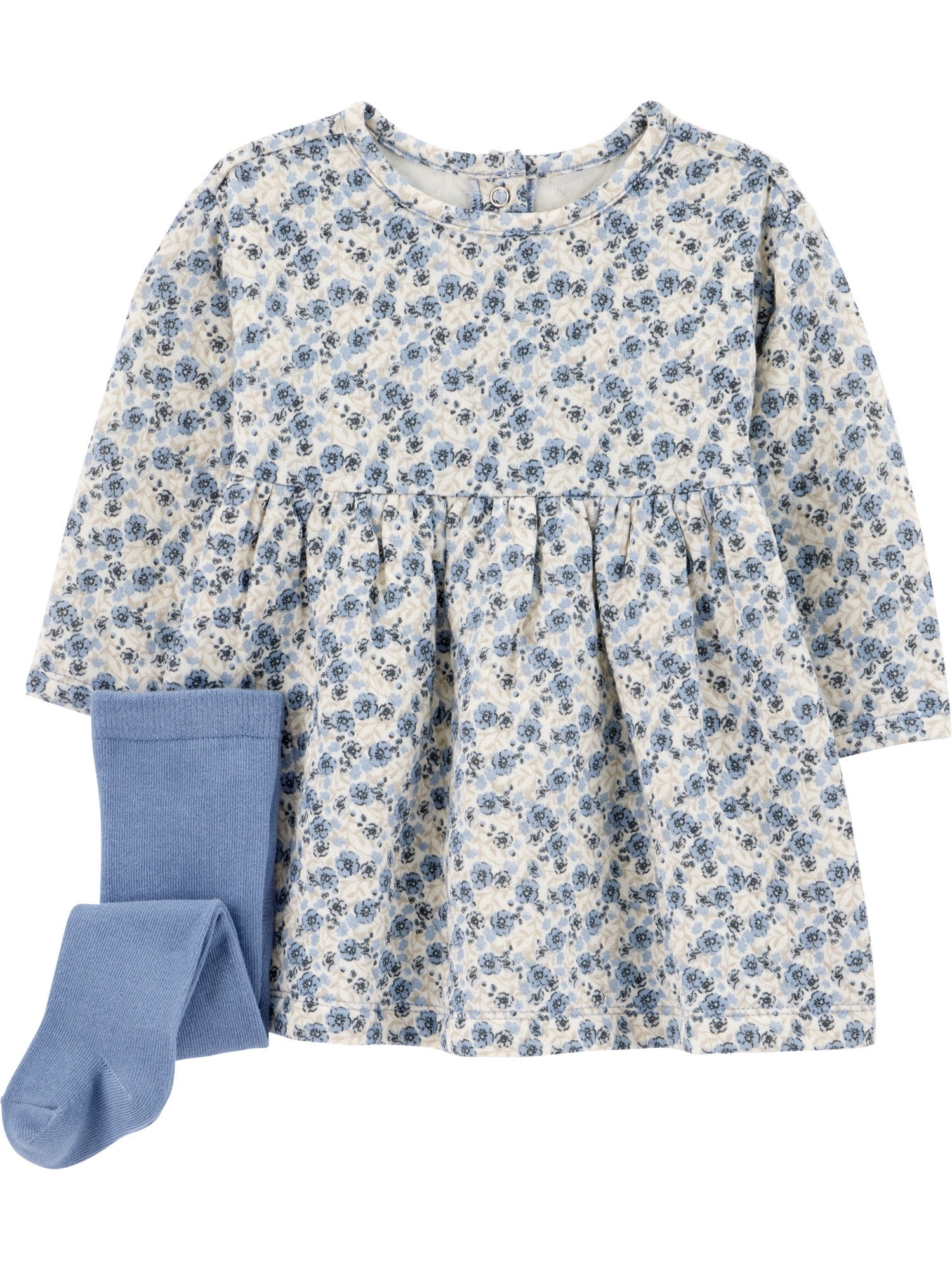 Carter's Child of Mine Baby Girl and Toddler Dress Set, 2-Piece, Sizes 0/3-24 Months | Walmart (US)