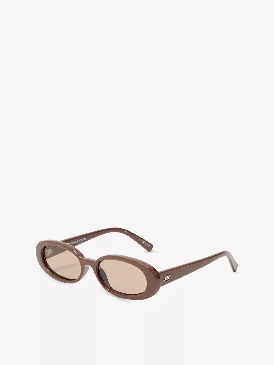 Outta Love Oval Ecozen Sunglasses | Selfridges