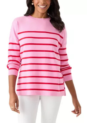 Crown & Ivy™ Women's Stripe Sweater | Belk